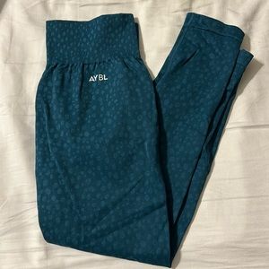 AYBL marine blue seamless leggings
